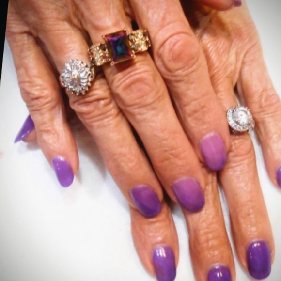 Unisex Rainbow Topaz Ring  NEW - Picture 7 of 10